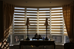 bay window blinds